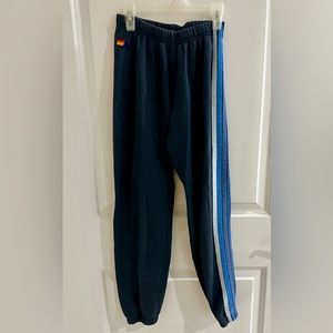 Aviator Nation 5 Stripe Sweatpants - Navy // Blue